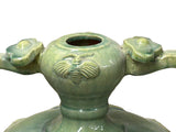 Orient Celadon Green Motif Amphora Body Ceramic Vase Jar ws4712S