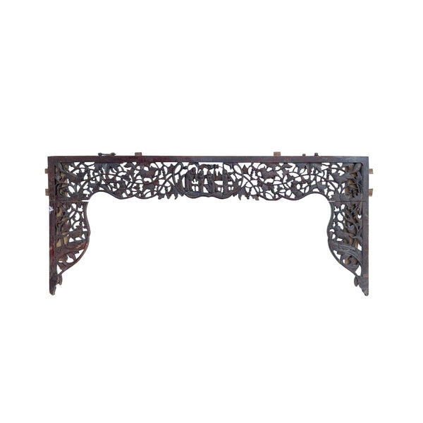 Chinese Vintage Relief Scenery Carving Arch Shape Wood Wall Art ws3130S Chinese Vintage Relief Scenery Carving Arch Shape Wood Wall Art ws3130S
