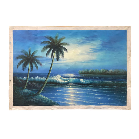 aws3416-palm-tree-sea-wave-oil-canvas-painting