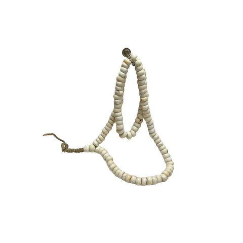 Rough White Stone 108 Beads Hand Rosary Praying Chain ws4690S