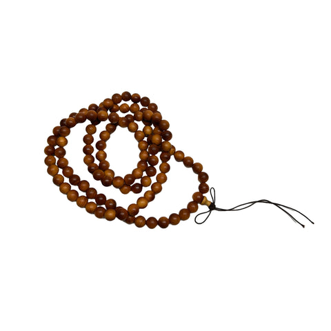 Oriental Brown Rosewood Color 108 Beads Hand Rosary Praying Chain ws4691S