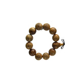 Chinese Light Cypress Beads Hand Rosary Praying Bracelet ws4859S