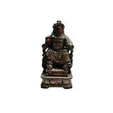 Vintage Wooden Carved Home Guardian God Heaven Soldier Figure ws4861S