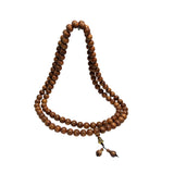 Natural Rare Rosewood Grain 108 Beads Hand Rosary Praying Chain ws4864S
