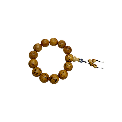 Chinese Light Cypress Beads Hand Rosary Praying Bracelet ws4865S