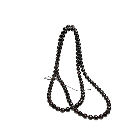 Dark Brown Wood Grain 108 Beads Hand Rosary Praying Chain ws4880S