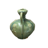 Orient Celadon Green Motif Amphora Body Ceramic Vase Jar ws4712S