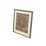 Tibetan Handpainted Canvas Mandala of Buddhas Thangka Framed Art ws4834S
