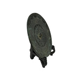 Oriental Metal Ritual Mythical Motif Display Plaque Art ws4840S