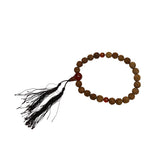 Light Brown Seed Carving 23 Beads Hand Rosary Praying Chain ws4858S