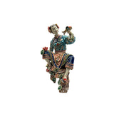 Chinese Porcelain Qing Style Dressing Catching Fish Lady Figure ws4853S