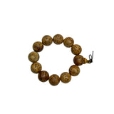 Chinese Light Cypress Beads Hand Rosary Praying Bracelet ws4859S