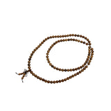 Natural Rare Rosewood Grain 108 Beads Hand Rosary Praying Chain ws4866S
