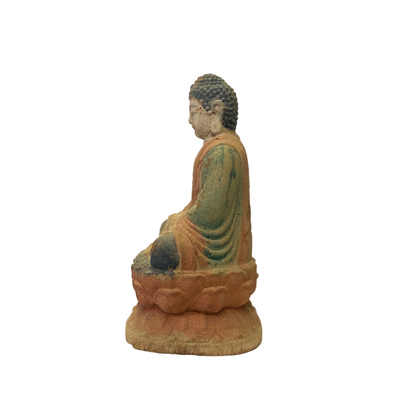 Rustic Wood Sitting Gautama Amitabha Shakyamuni Buddha Statue ws3245S Rustic Wood Sitting Gautama Amitabha Shakyamuni Buddha Statue ws3245S
