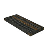 Chinese Vintage Black Wood Abacus Fengshui Paperweight Display ws4736S