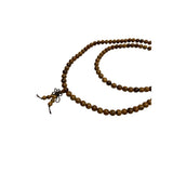 Natural Rare Rosewood Grain 108 Beads Hand Rosary Praying Chain ws4866S