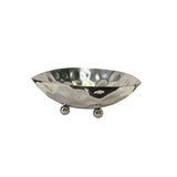 Artistic Hand Punch Marks Stainless Steel Display Oval Bowl Plate Tw005S