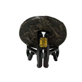 Oriental Stone Ritual Mythical Motif Carving Display Plaque Art ws4839S