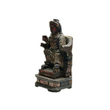 Vintage Wooden Carved Home Guardian God Heaven Soldier Figure ws4861S