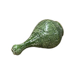 Orient Crackle Green Phoenix Kirin Fat Body Ceramic Vase ws4711S