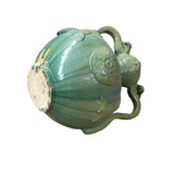 Orient Celadon Green Motif Amphora Body Ceramic Vase Jar ws4712S