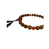 Light Brown Seed Carving 23 Beads Hand Rosary Praying Chain ws4858S