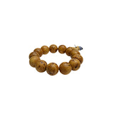 Chinese Light Cypress Beads Hand Rosary Praying Bracelet ws4865S