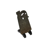 Oriental Stone Ritual Mythical Motif Carving Display Plaque Art ws4837S