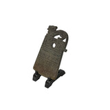 Oriental Stone Ritual Mythical Motif Carving Display Plaque Art ws4837S