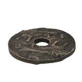 Oriental Stone Ritual Mythical Motif Carving Display Plaque Art ws4839S