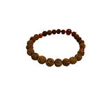 Light Brown Seed Carving 23 Beads Hand Rosary Praying Chain ws4858S