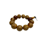 Chinese Light Cypress Beads Hand Rosary Praying Bracelet ws4859S