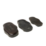 Chinese Characters Oval Shape Box Ink Stone Inkwell Pad ws3483S