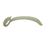 Carved Luyi Shape Natural Jade Pin With Longevity Graphic k135NS