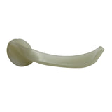 Carved Luyi Shape Natural Jade Pin With Longevity Graphic k135NS