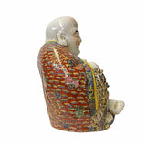 Chinese Canton Mix Ceramic Happy Laughing Buddha Statue ws1586S