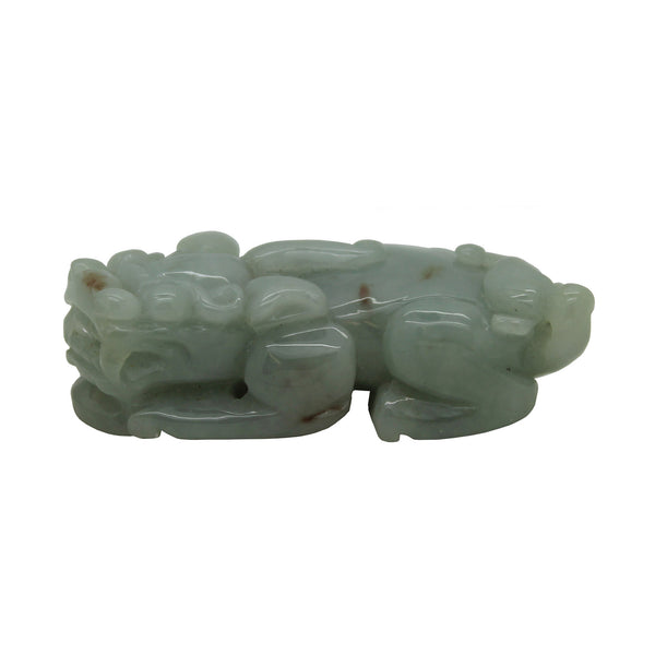 Hand Carved Chinese Natural Jade Pixiu Pendant Fengshui Figure n457S Hand Carved Chinese Natural Jade Pixiu Pendant Fengshui Figure n457S