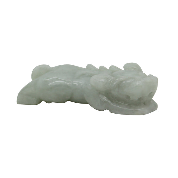 Hand Carved Natural Green Jade Feng Shui Lucky Pixiu Figure Pendant n464S Hand Carved Natural Green Jade Feng Shui Lucky Pixiu Figure Pendant n464S