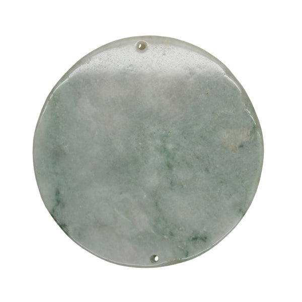 Carved Natural Thick Round Shape Jade Pendant With Chinese Word Gather Fortune n555s Carved Natural Thick Round Shape Jade Pendant With Chinese Word Gather Fortune n555s