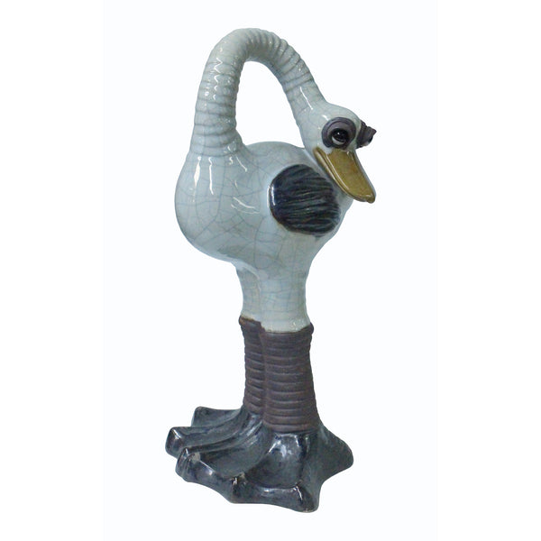 Handmade Mid Size Ceramic Artistic Super Fast Running Bird Ostriches Bird Figure Statue vs104NS Handmade Mid Size Ceramic Artistic Super Fast Running Bird Ostriches Bird Figure Statue vs104NS