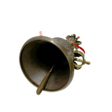 Handmade Tibetan Ceremony Bell & Dorje Set – Bronze Metal with Pupa Handle ws2884S