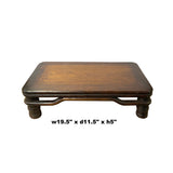 Simple Oriental Carved Legs Rectangular Display Table Stand ws1398S