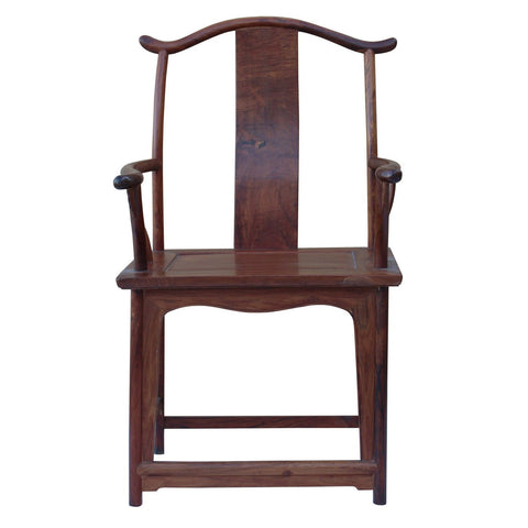 Ming Style Huanghuali Yokeback Armchair AL307