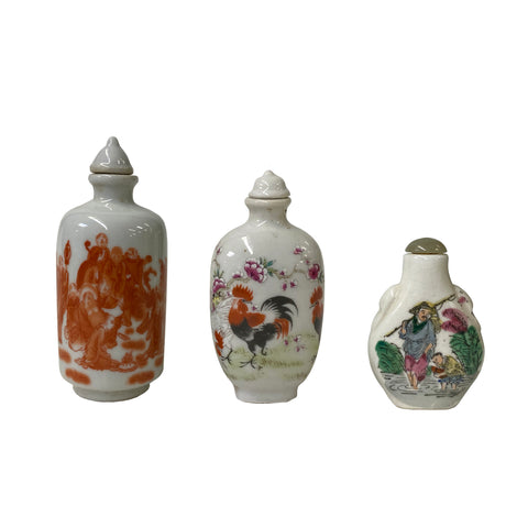 chinese porcelain snuff bottle 