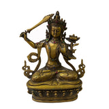 Bronze metal buddha statue - metal Tara statue - bodhisattva statue