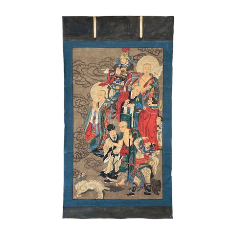 Canvas Art Painting - Chinese Sixteen Arhats - Buddha Arhats
