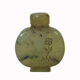 chinese jade stone carved snuff bottle display