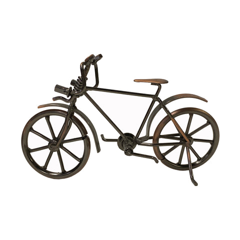 metal bicycle model figure 