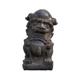Stone composite Foo Dog Statue - Fengshui lion statue - Asian Foo dog lion statue