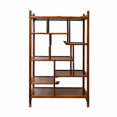 table top display rack - small curio display stand - chinese display chest